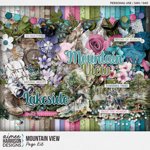 Mountain View Page Kit by Aimee Harrison