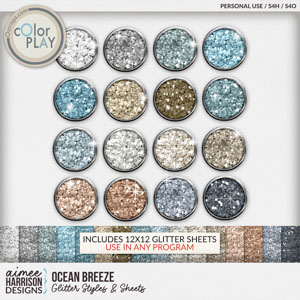 Ocean Breeze Glitters by Aimee Harrison