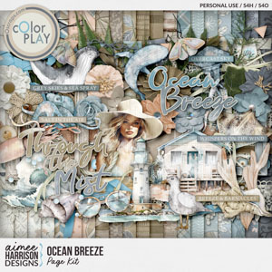 Ocean Breeze Page Kit by Aimee Harrison