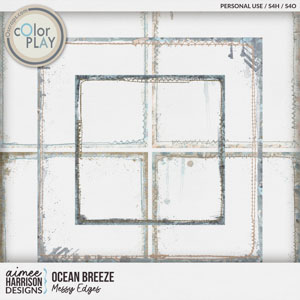 Ocean Breeze Messy Edges by Aimee Harrison