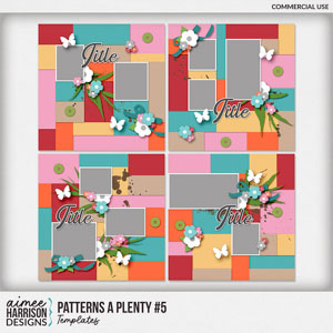 Patterns a Plenty #5 Templates by Aimee Harrison