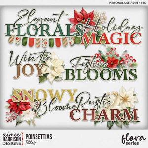 Poinsettias Titles by Aimee Harrison