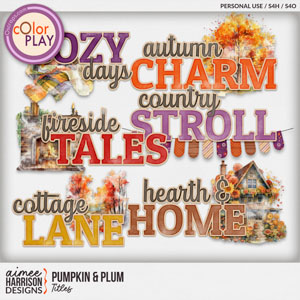 Pumpkln & Plum Titles by Aimee Harrison