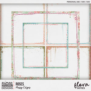 Roses Messy Edges by Aimee Harrison