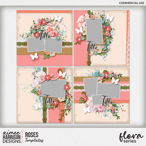Roses Templates by Aimee Harrison