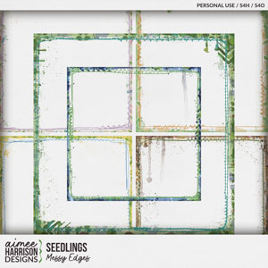 Seedlings Messy Edges by Aimee Harrison