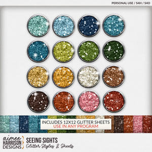 Seeing Sights Glitters by Aimee Harrison