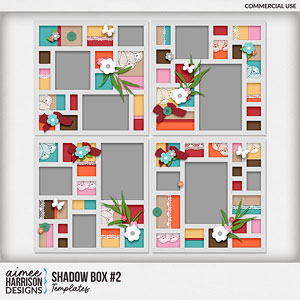 Shadow Box #2 Templates by Aimee Harrison