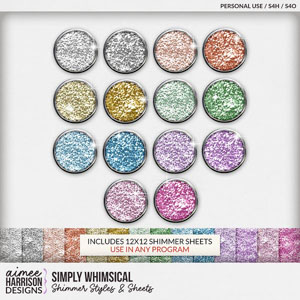 Simply Whimsical Shimmers by Aimee Harrison