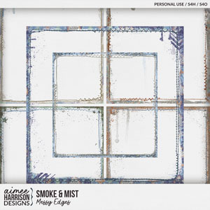 Smoke & Mist Messy Edges by Aimee Harrison