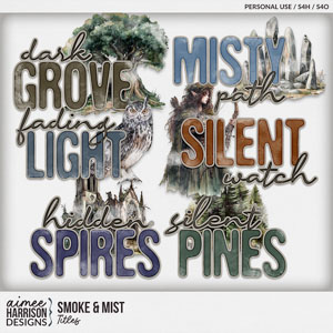 Smoke & Mist Titles by Aimee Harrison