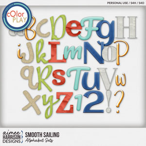 Smooth Sailing Alphabet Sets by Aimee Harrison