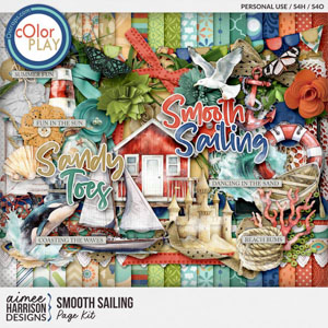 Smooth Sailing Page Kit by Aimee Harrison