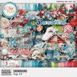 Snowbound Page Kit by Aimee Harrison