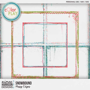 Snowbound Messy Edges by Aimee Harrison