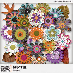 Spooky Cute Blooms by Aimee Harrison