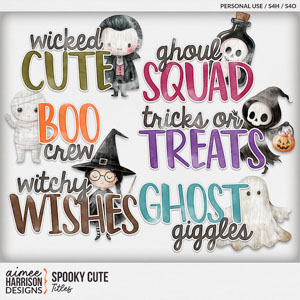 Spooky Cute Titles by Aimee Harrison