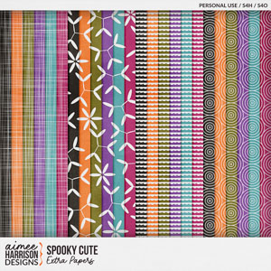 Spooky Cute Extra Papers by Aimee Harrison