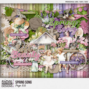 Spring Song Page Kit by Aimee Harrison