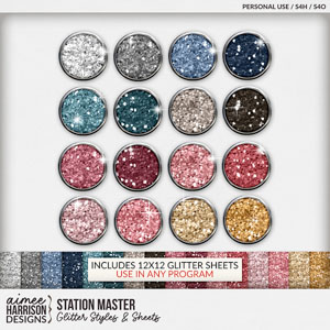 Station Master Glitters by Aimee Harrison