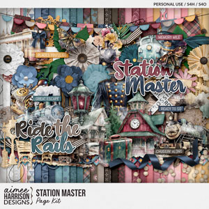 Station Master Page Kit by Aimee Harrison
