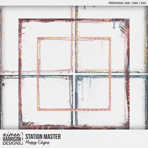 Station Master Messy Edges by Aimee Harrison
