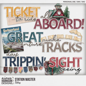 Station Master Titles by Aimee Harrison