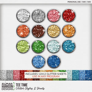 Tee Time Glitters by Aimee Harrison