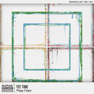 Tee Time Messy Edges by Aimee Harrison