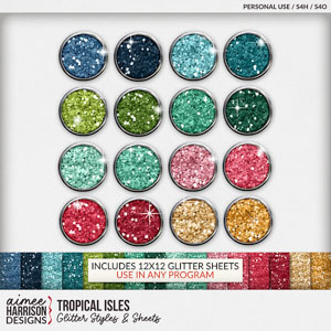 Tropical Isles Glitters by Aimee Harrison