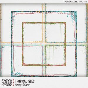 Tropical Isles Messy Edges by Aimee Harrison