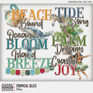 Tropical Isles Titles by Aimee Harrison