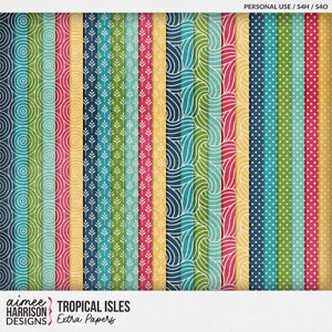 Tropical Isles Extra Papers by Aimee Harrison
