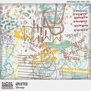 Uplifted Stamps by Aimee Harrison