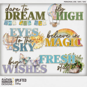 Uplifted Titles by Aimee Harrison