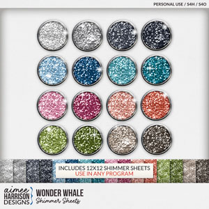 Wonder Whale Shimmers by Aimee Harrison