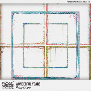 Wonderful Years Messy Edges by Aimee Harrison