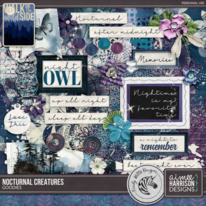 Nocturnal Creatures Goodies by Aimee Harrison and Cindy Ritter Designs