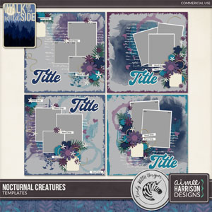 Nocturnal Creatures Templates by Aimee Harrison and Cindy Ritter Designs