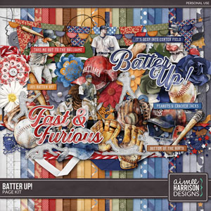 Batter Up! Page Kit by Aimee Harrison