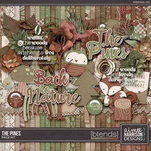 The Pines Page Kit by Aimee Harrison