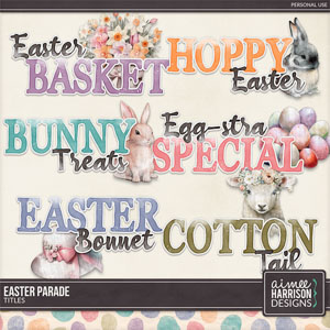 Easter Parade Titles by Aimee Harrison