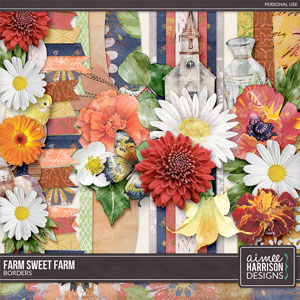 Farm Sweet Farm Borders by Aimee Harrison