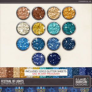 Festival of Lights Glitters by Aimee Harrison