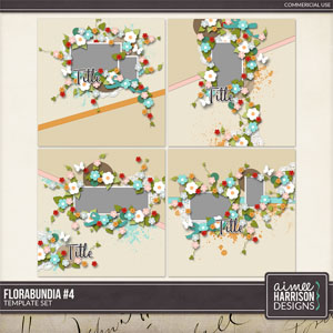 Florabundia #4 Template Set by Aimee Harrison