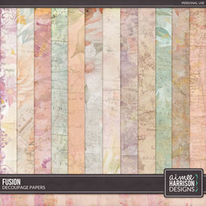 Fusion Decoupage Papers by Aimee Harrison