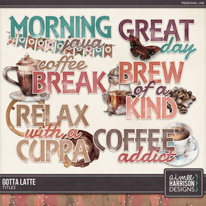 Gotta Latte Titles by Aimee Harrison