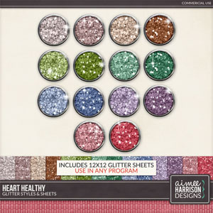 Heart Healthy Glitters by Aimee Harrison