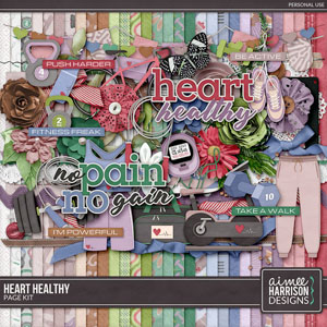 Heart Healthy Page Kit by Aimee Harrison