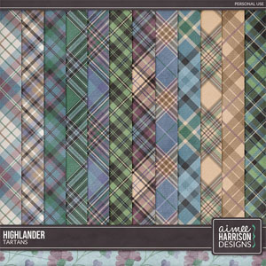 Highlander Tartan Papers by Aimee Harrison